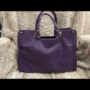Purple Satchel Handbag